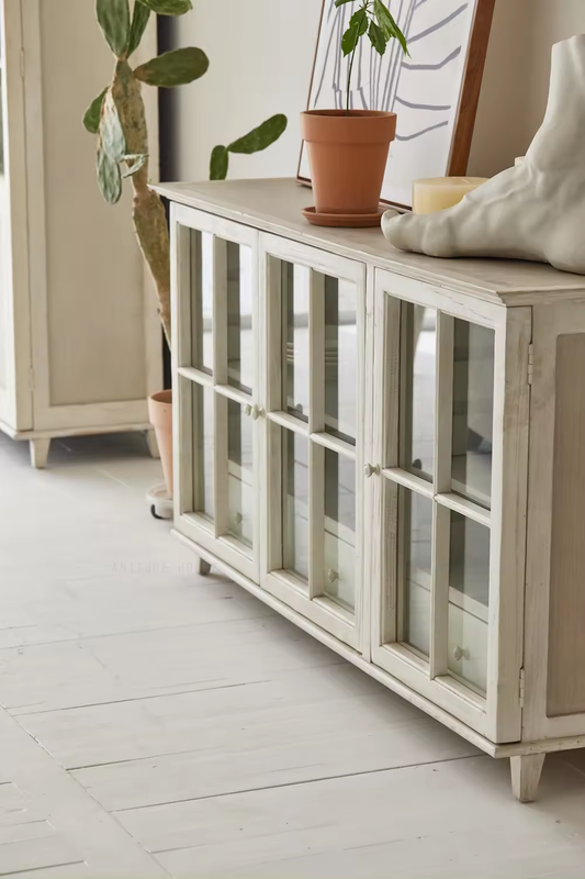 Living Room Sideboard Wood Cabinet Accent Cabinet