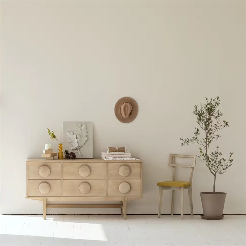 Oak Furniture Wooden Sideboard Storage Cabinet