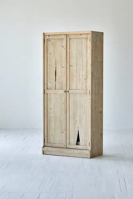 Natural Solid Wood Cabinet Wardrobe