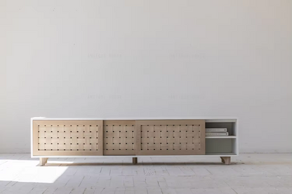 Natural Arch Sideboard Storage Cabinet