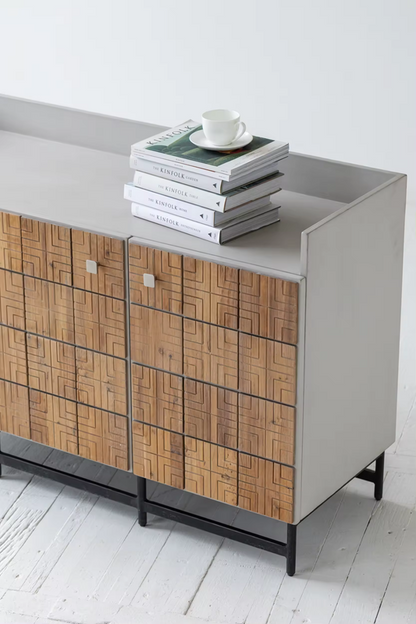 Vintage Wood Tiles Sideboard