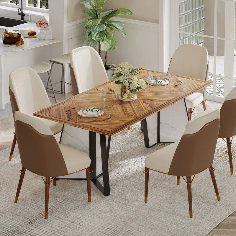 Mid-century Modern Wood Dining Table