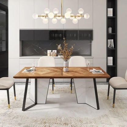 Mid-century Modern Wood Dining Table